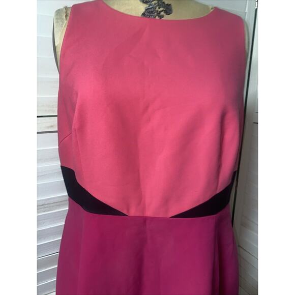 Antonio Melani Women's Pink Knee Sheath Dress Work Career Lined Sleeveless Sz 14 - Picture 2 of 9